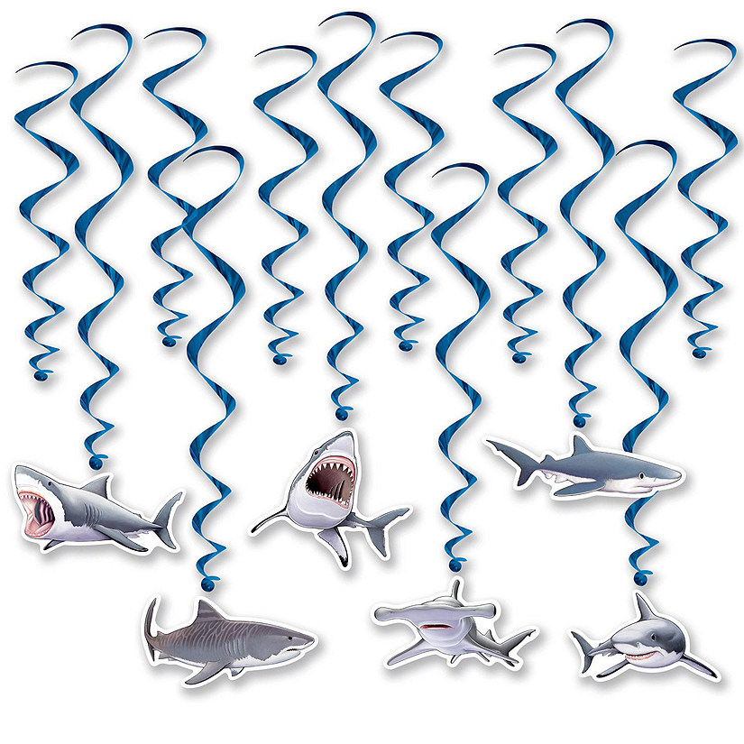 Beistle - Shark Whirls - 6 Pack Image