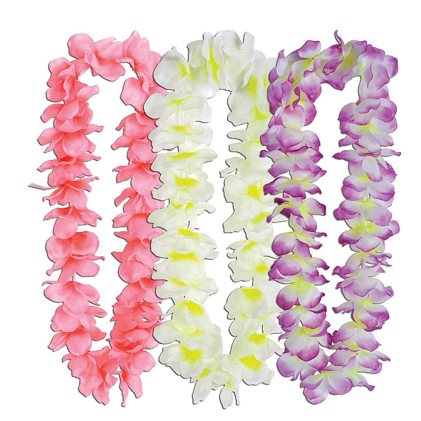 Beistle - Silk 'N Petals Island Oasis Leis - 12 Pack Image