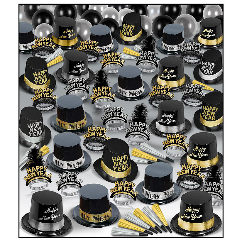 Beistle - Silver Gold Super Deluxe Assorted for 100 - 1 Pack Image
