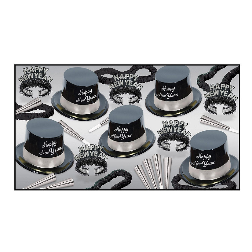 Beistle - Silver Legacy New Year's Eve Assorted for 10 - 1 Pack Image