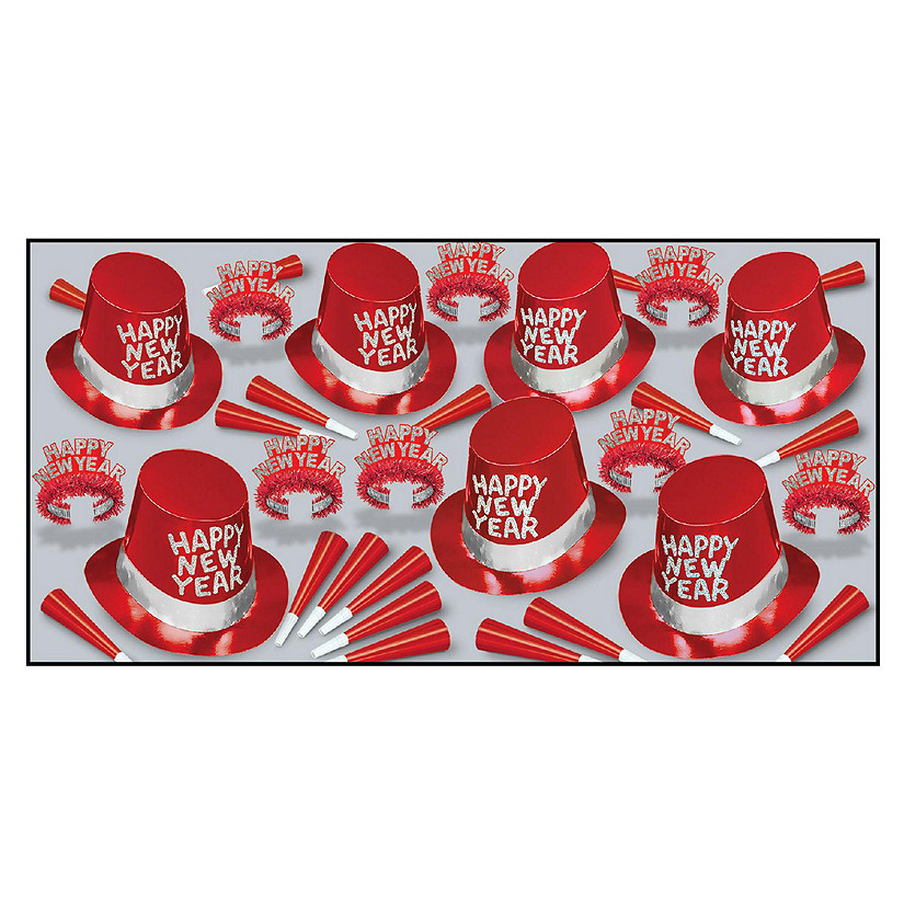 Beistle - Simply Red Assorted for 50 - 1 Pack Image