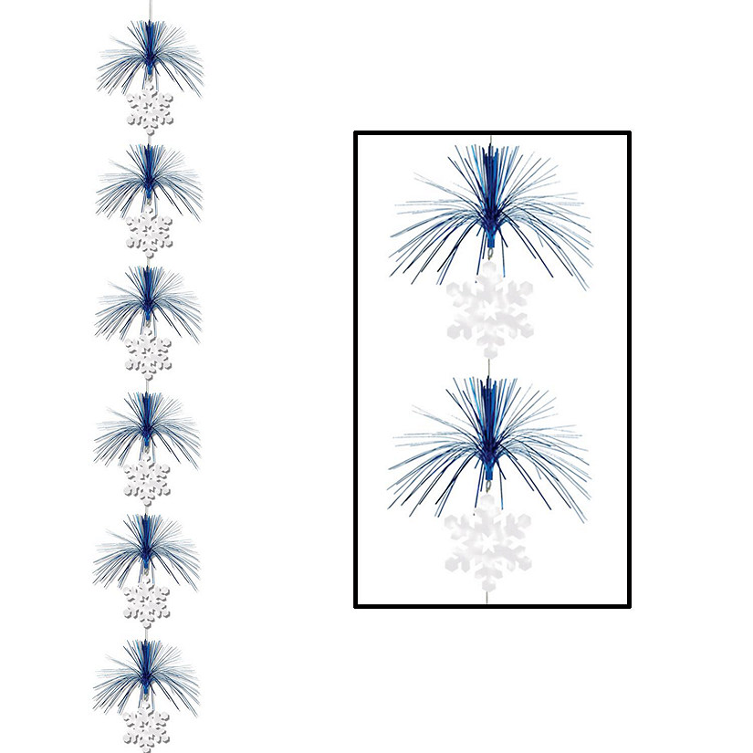 Beistle - Snowflake Firework Stringer - 12 Pack Image