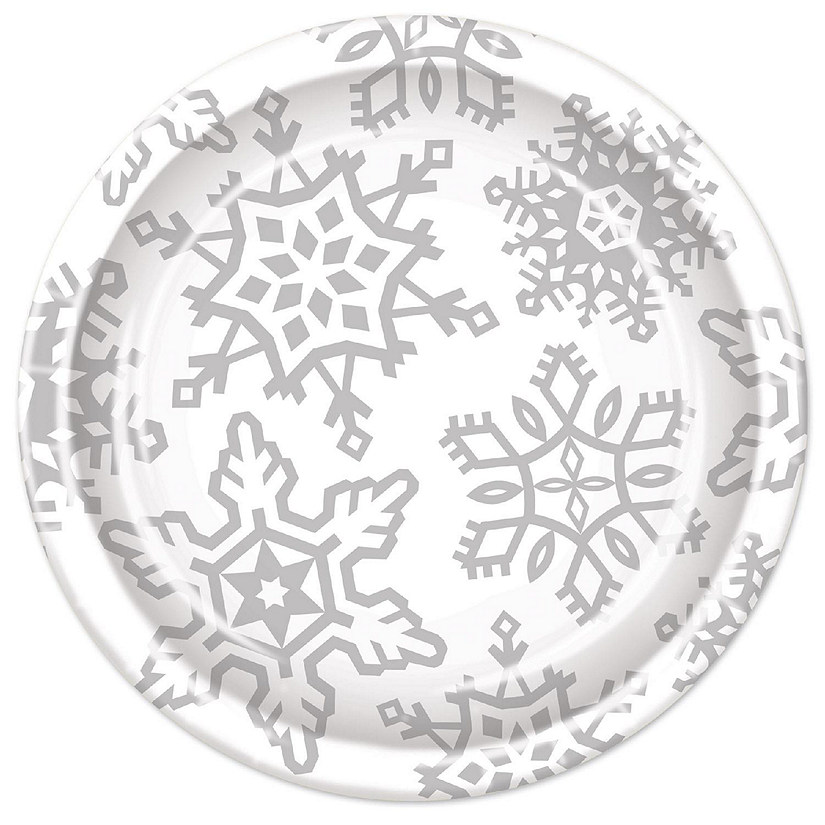 Beistle - Snowflake Plates - 12 Pack Image