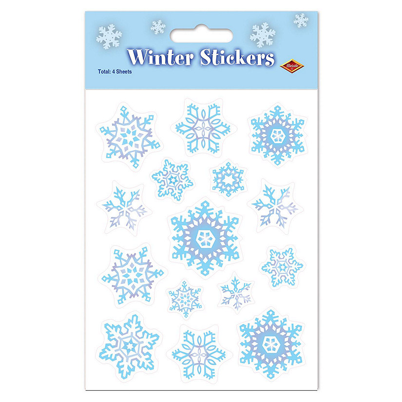 Beistle - Snowflake Stickers - 12 Pack Image