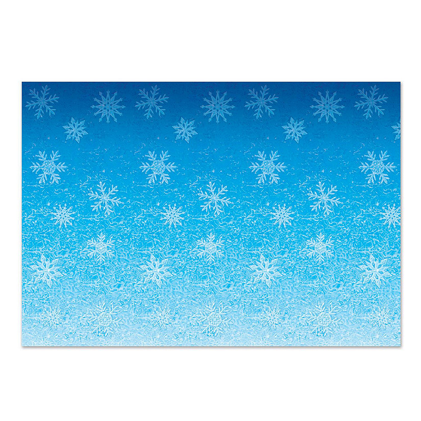 Beistle - Snowflakes Backdrop - 6 Pack Image