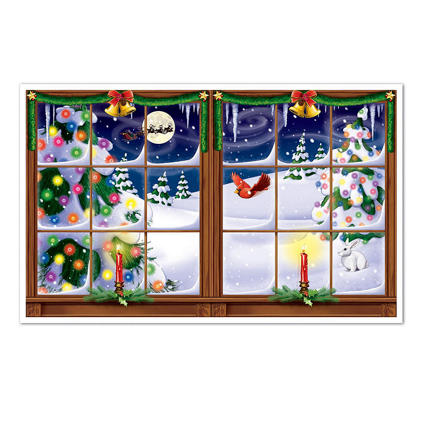 Beistle - Snowy Christmas Insta-View - 6 Pack Image