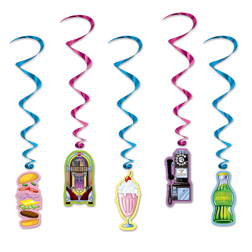 Beistle - Soda Shop Whirls - 6 Pack Image