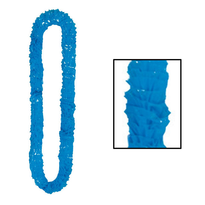 Beistle - Soft-Twist Poly Leis - Blue - 144 Pack Image