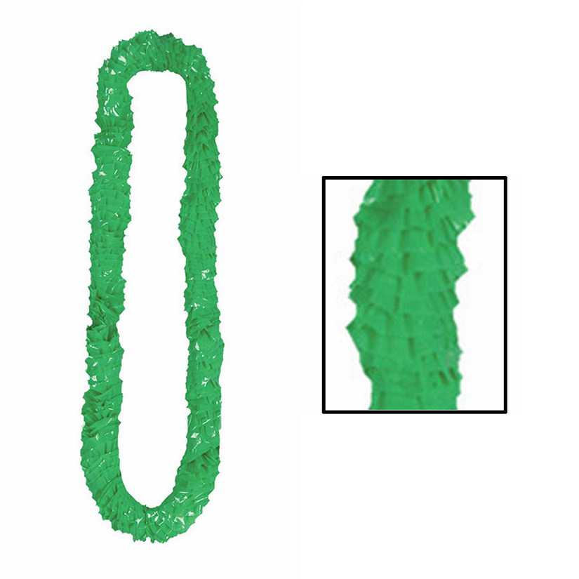 Beistle - Soft-Twist Poly Leis - Green - 144 Pack Image