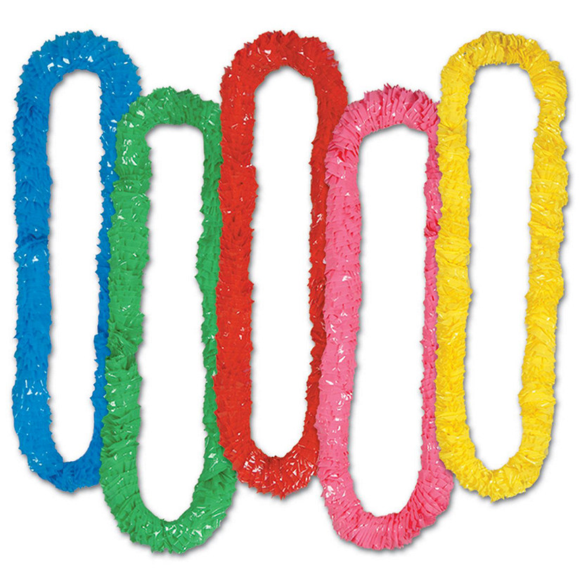 Beistle - Soft-Twist Poly Leis - Multicolor - 144 Pack Image
