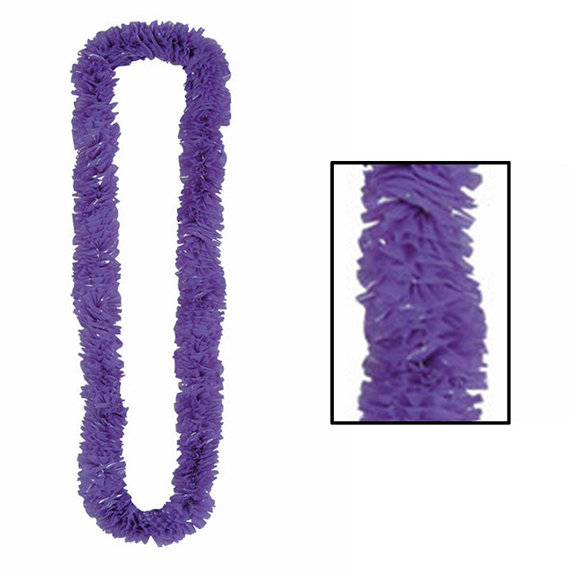 Beistle - Soft-Twist Poly Leis - Purple - 144 Pack Image