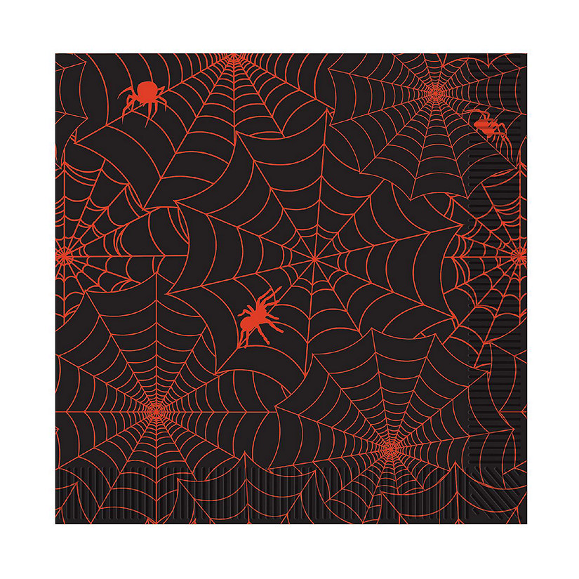 Beistle - Spider Web Luncheon Napkins - 12 Pack Image