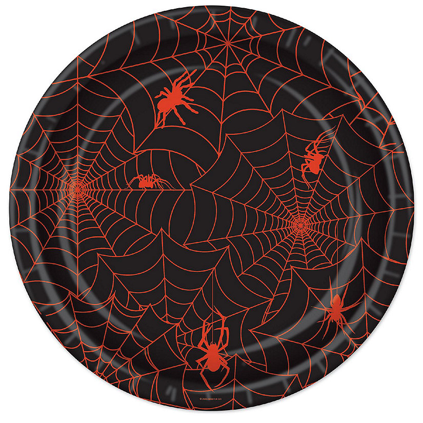 Beistle - Spider Web Plates - 12 Pack Image