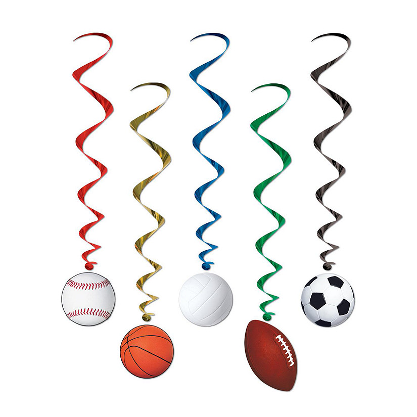 Beistle - Sports Whirls - 6 Pack Image