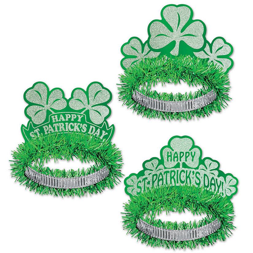 Beistle - St Patrick Regal Tiaras - 50 Pack Image