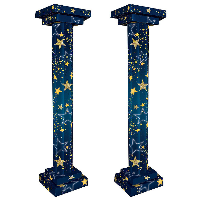 Beistle - Starry Night 3-D Tall Column Props - 1 Pack Image