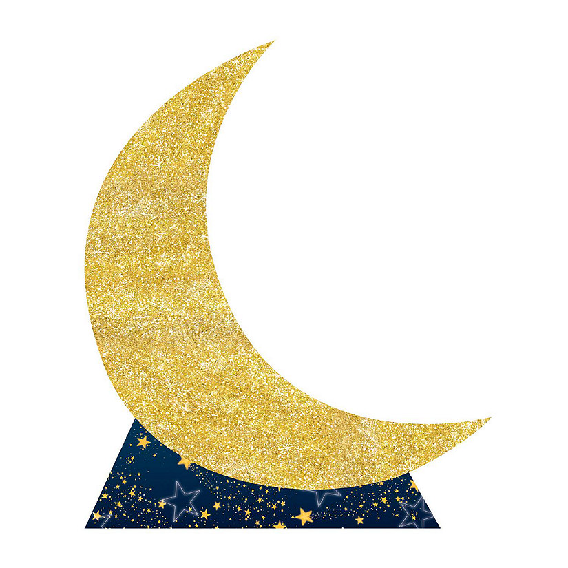Beistle - Starry Night Crescent Moon Stand-Up - 1 Pack Image