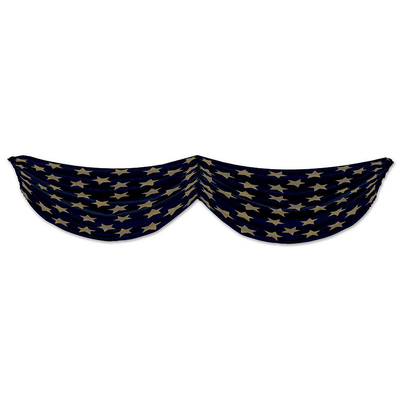 Beistle - Stars Fabric Bunting - 6 Pack Image