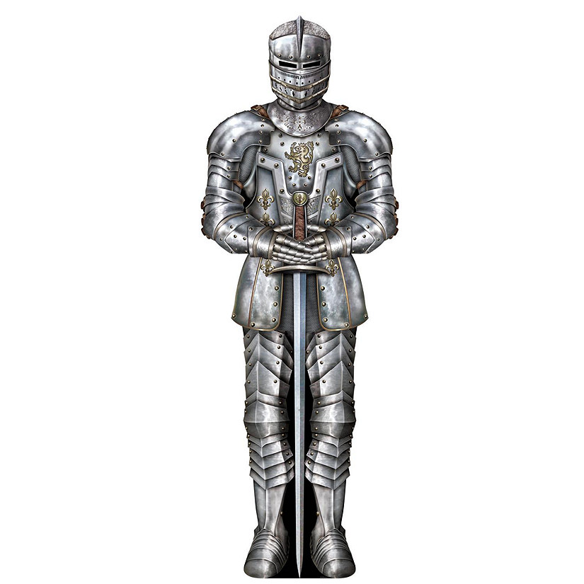 Beistle - Suit Of Armor Cutout - 24 Pack Image