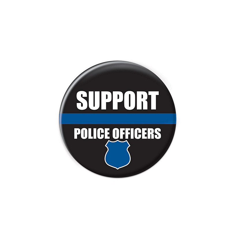 Beistle - Support Police Officers Button - 6 Pack Image