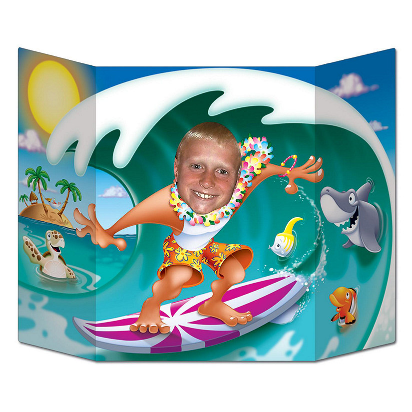 Beistle - Surfer Dude Photo Prop - 6 Pack Image