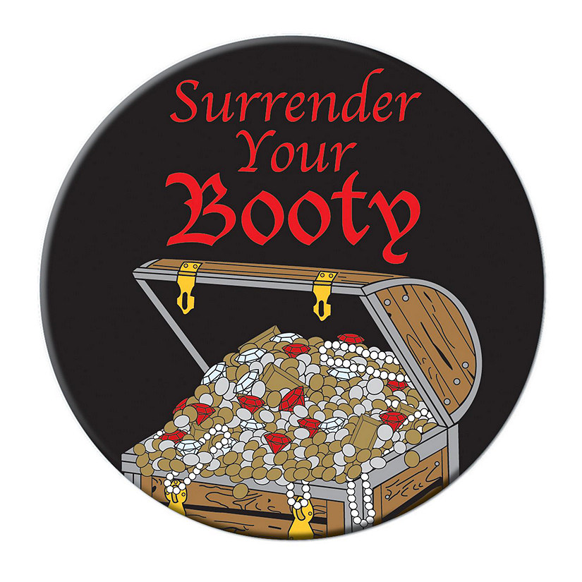 Beistle - Surrender Your Booty Button - 12 Pack Image