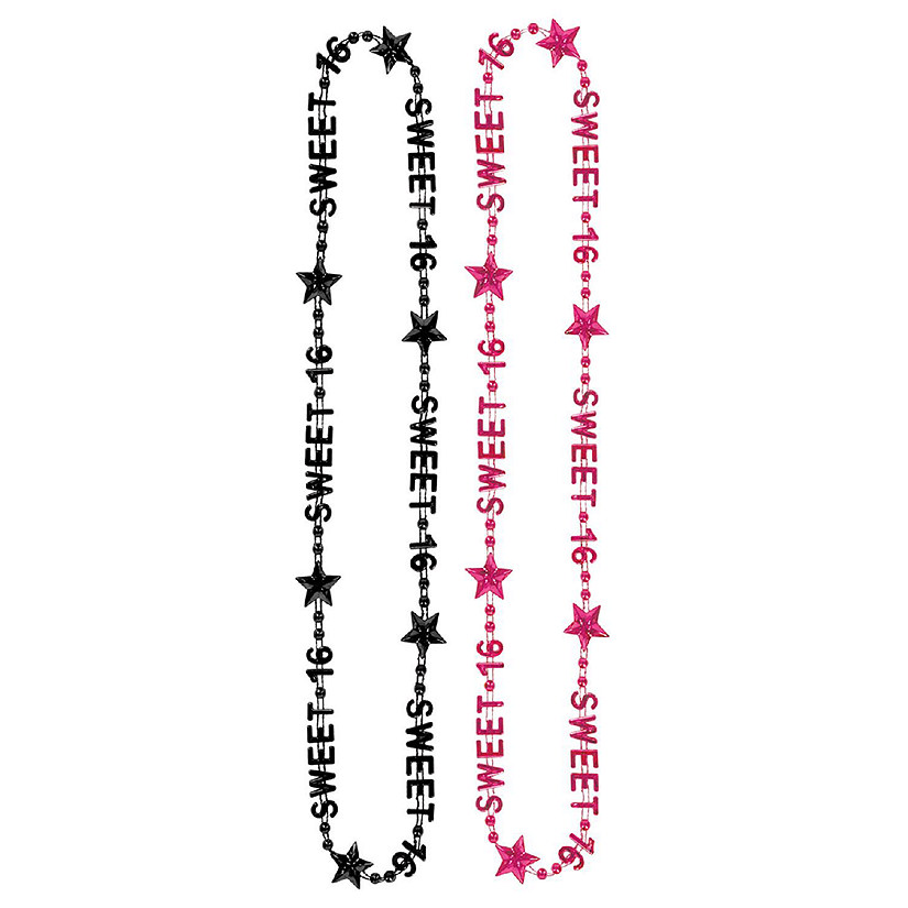 Beistle - Sweet 16 Beads-Of-Expression - 12 Pack Image
