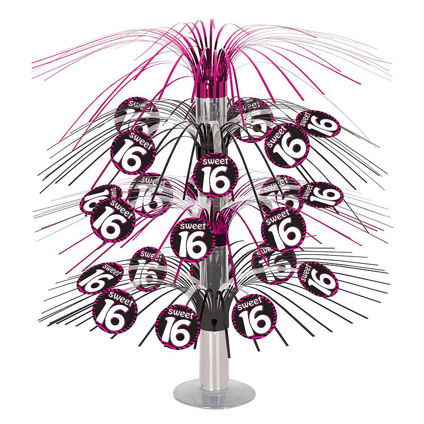 Beistle - Sweet 16 Cascade Centerpiece - 18" - 6 Pack Image