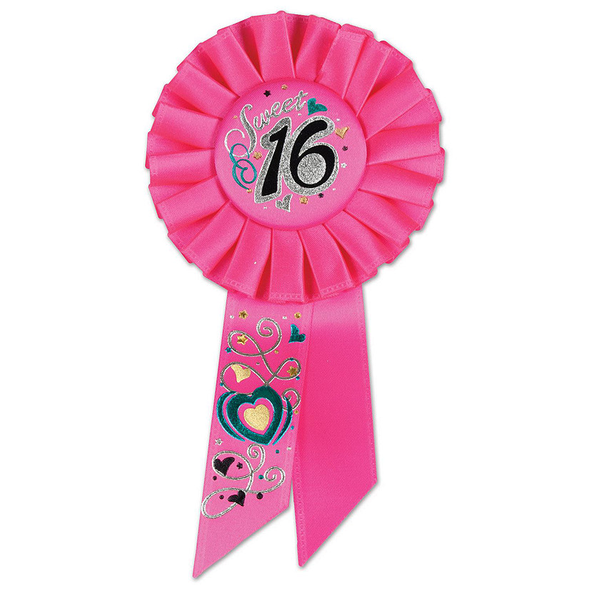 Beistle - Sweet 16 Rosette - 6 Pack Image