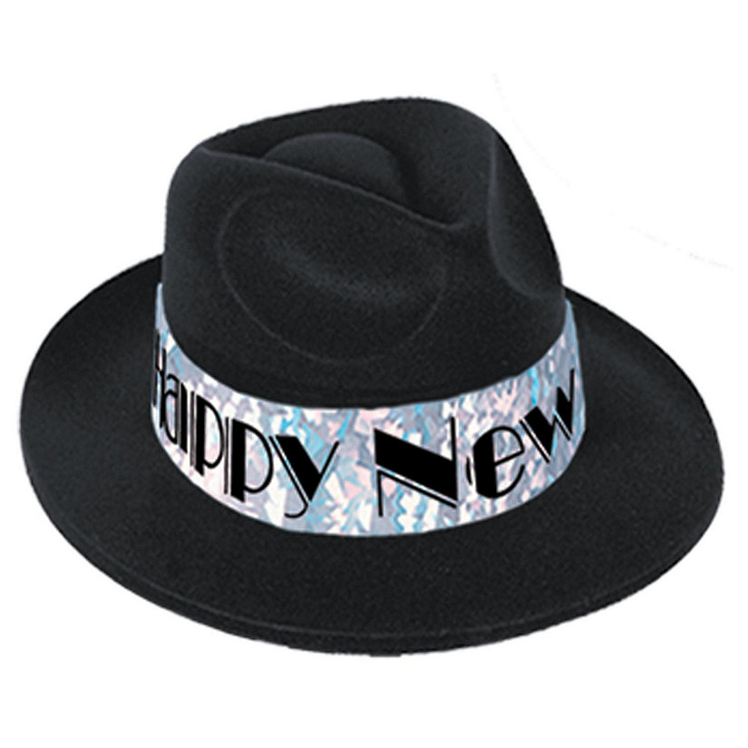 Beistle - Swingin' New Year's Eve Silver Fedora - 25 Pack Image