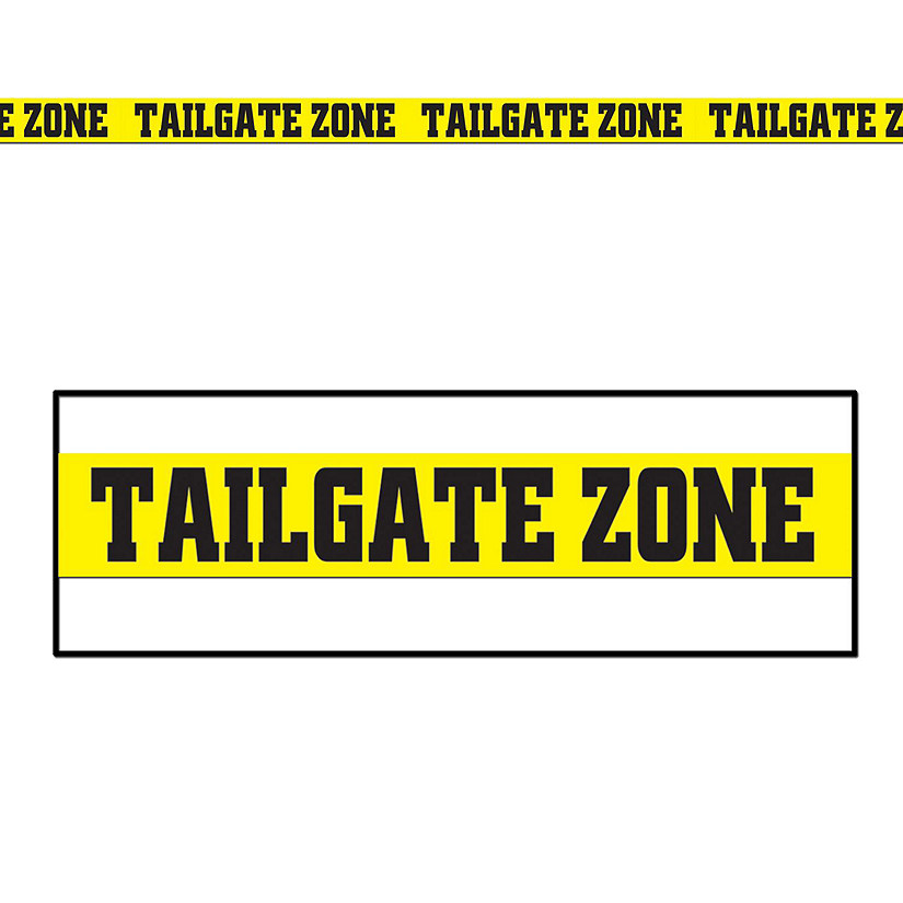 Beistle - Tailgate Zone Party Tape - 12 Pack Image