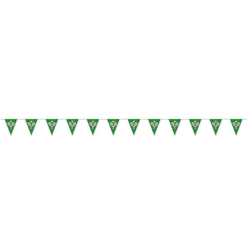 Beistle - Tennis Pennant Banner - 12 Pack Image