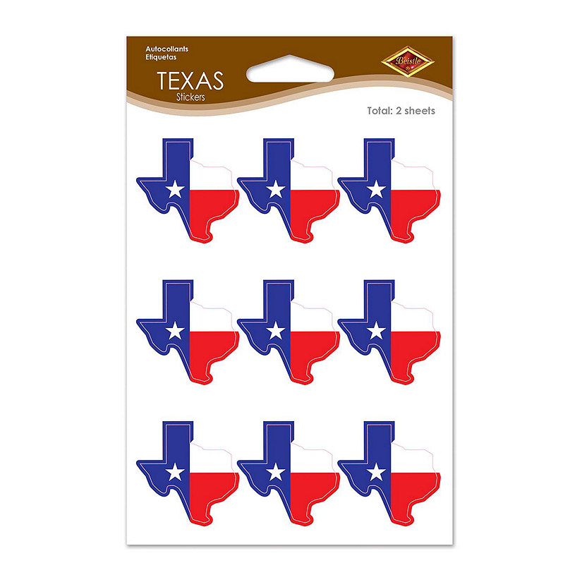 Beistle - Texas Stickers - 12 Pack Image