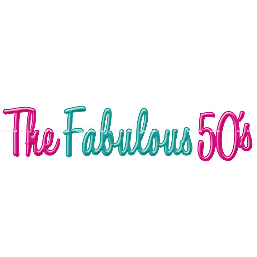 Beistle - The Fabulous 50's Streamer - 12 Pack Image