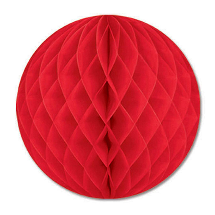 Beistle - Tissue Ball - Red - 24 Pack Image