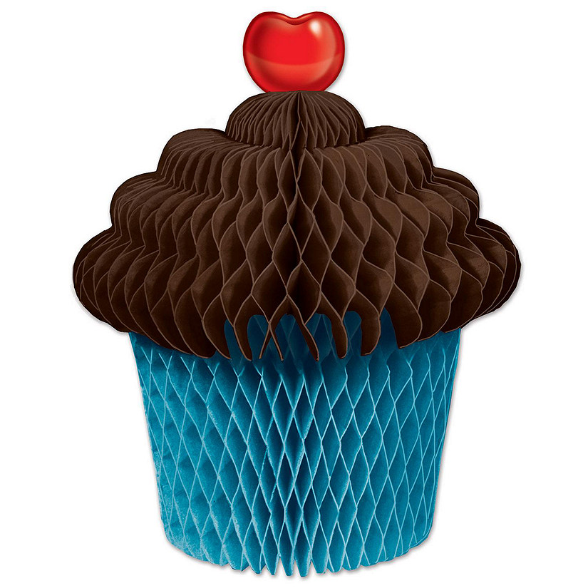 Beistle - Tissue Cupcake Centerpiece - 12 Pack Image