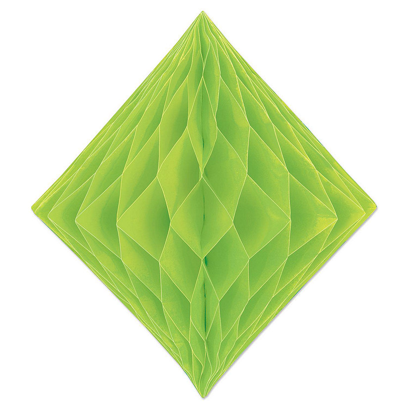 Beistle - Tissue Diamond - Light Green - 12 Pack Image