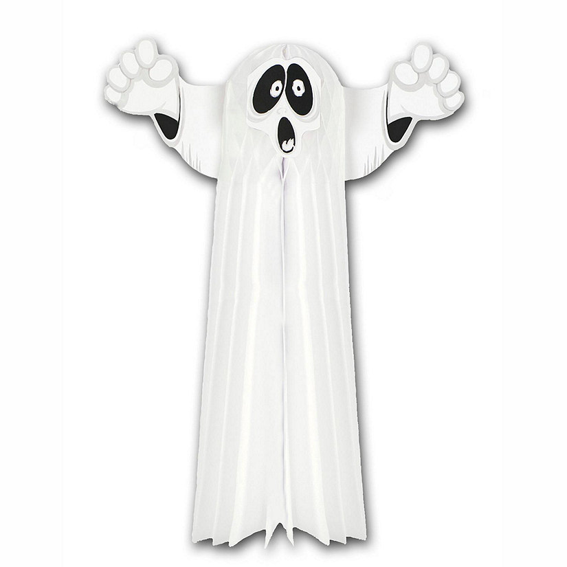 Beistle - Tissue Hanging Ghost - 12 Pack Image