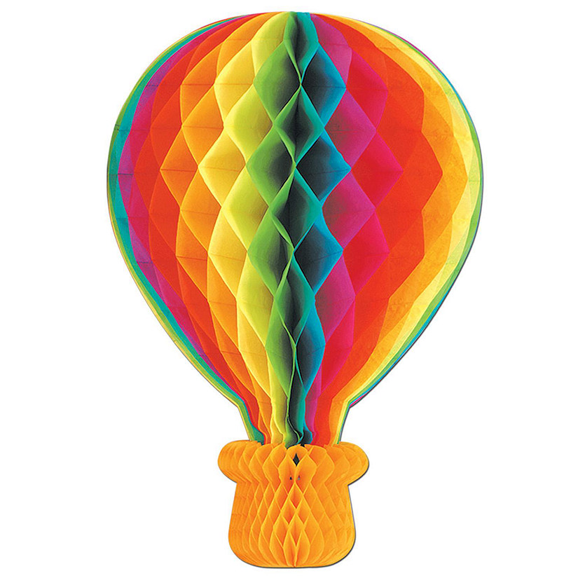 Beistle - Tissue Hot Air Balloon - 6 Pack Image