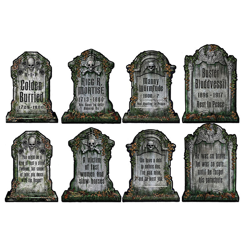 Beistle - Tombstone Cutouts - 12 Pack Image