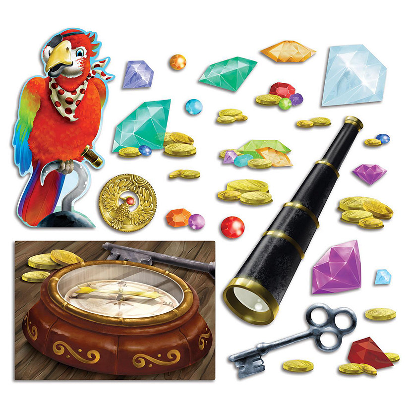 Beistle - Treasure Hunt Cutouts - 12 Pack Image