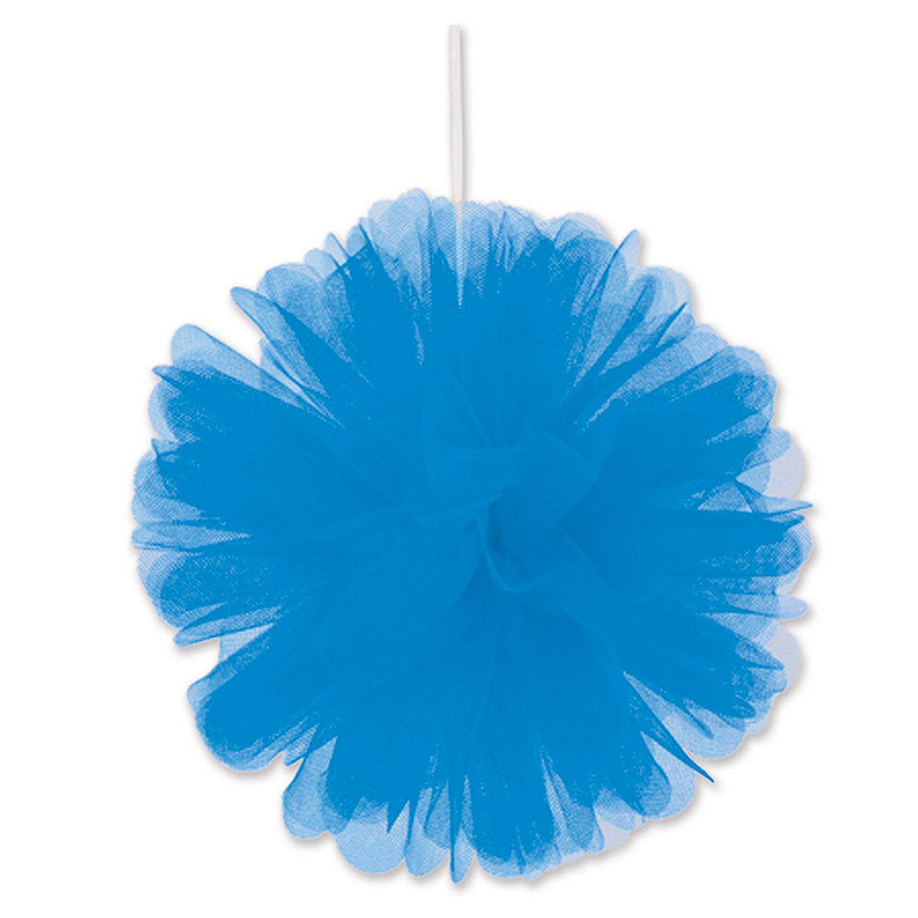 Beistle - Tulle Balls - Blue - 12 Pack Image
