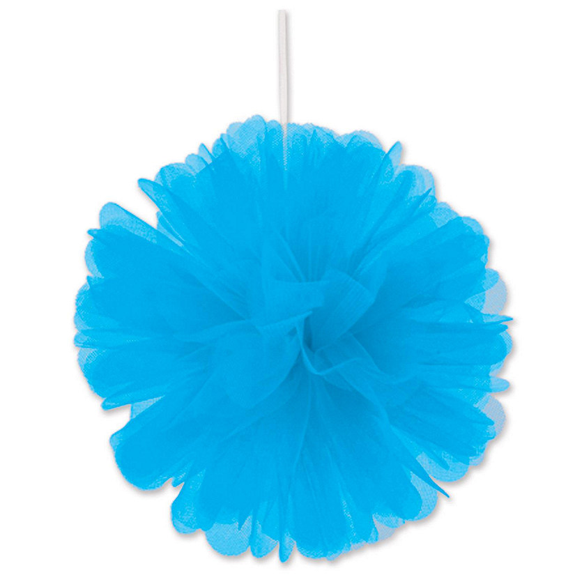 Beistle - Tulle Balls - Teal - 12 Pack Image