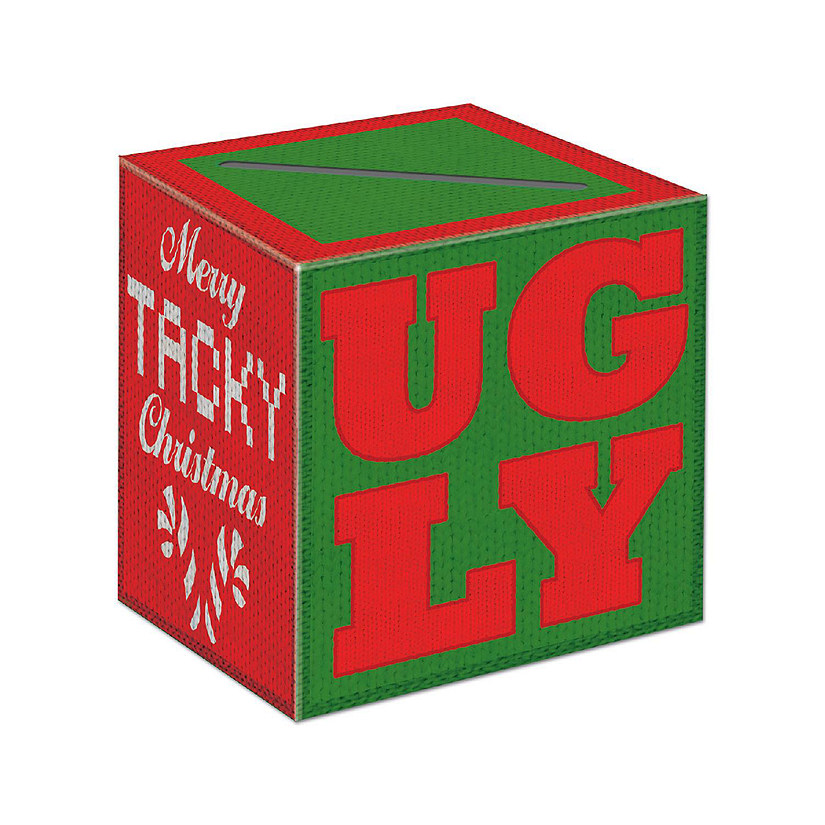 Beistle - Ugly Sweater Ballot Box w/Ballots - 6 Pack Image