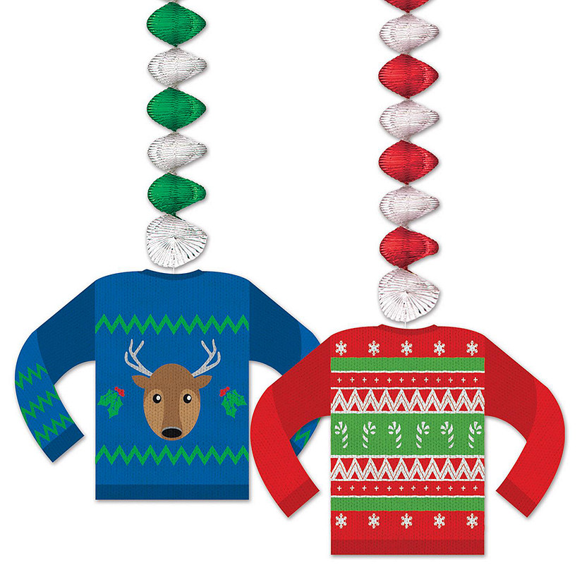 Beistle - Ugly Sweater Danglers - 12 Pack Image