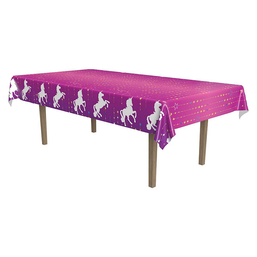 Beistle - Unicorn Tablecover - 12 Pack Image