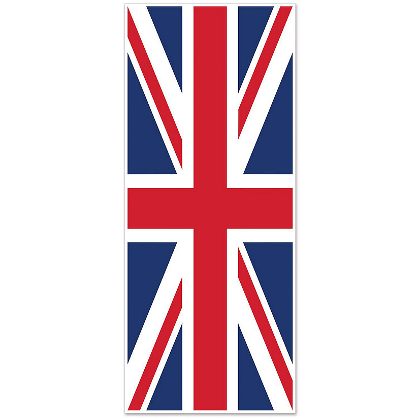 Beistle Union Jack Door Cover 12 Pack Oriental Trading