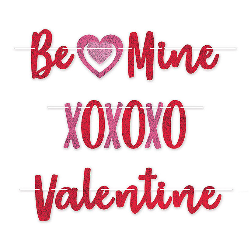 Beistle - Valentine Streamer Set - 12 Pack Image