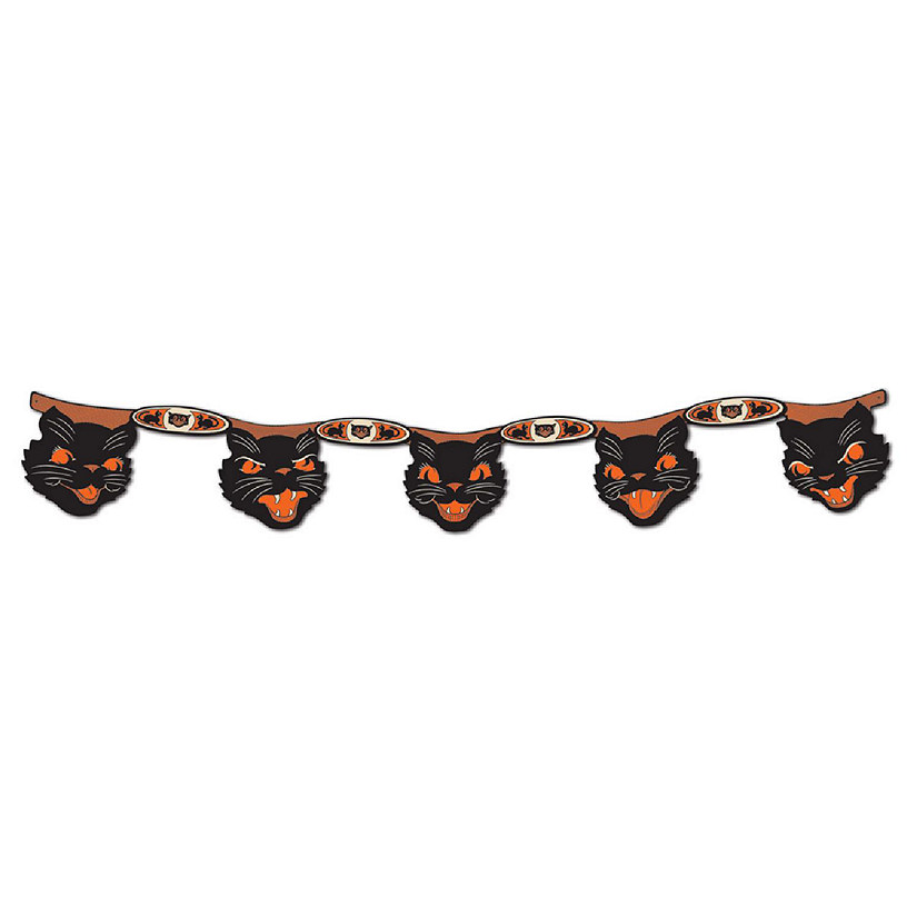 Beistle Jointed Cat Streamer Decorations - Pack Of 2 Hanging Party Decorations