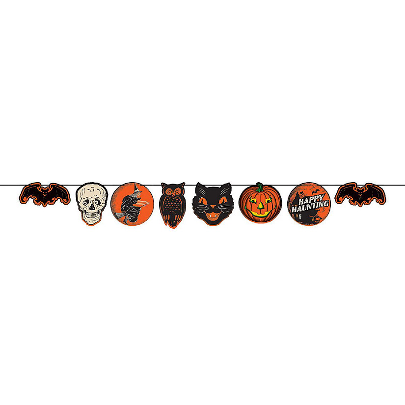 Beistle - Vintage Halloween Streamer - 8" x 6' - 12 Pack Image